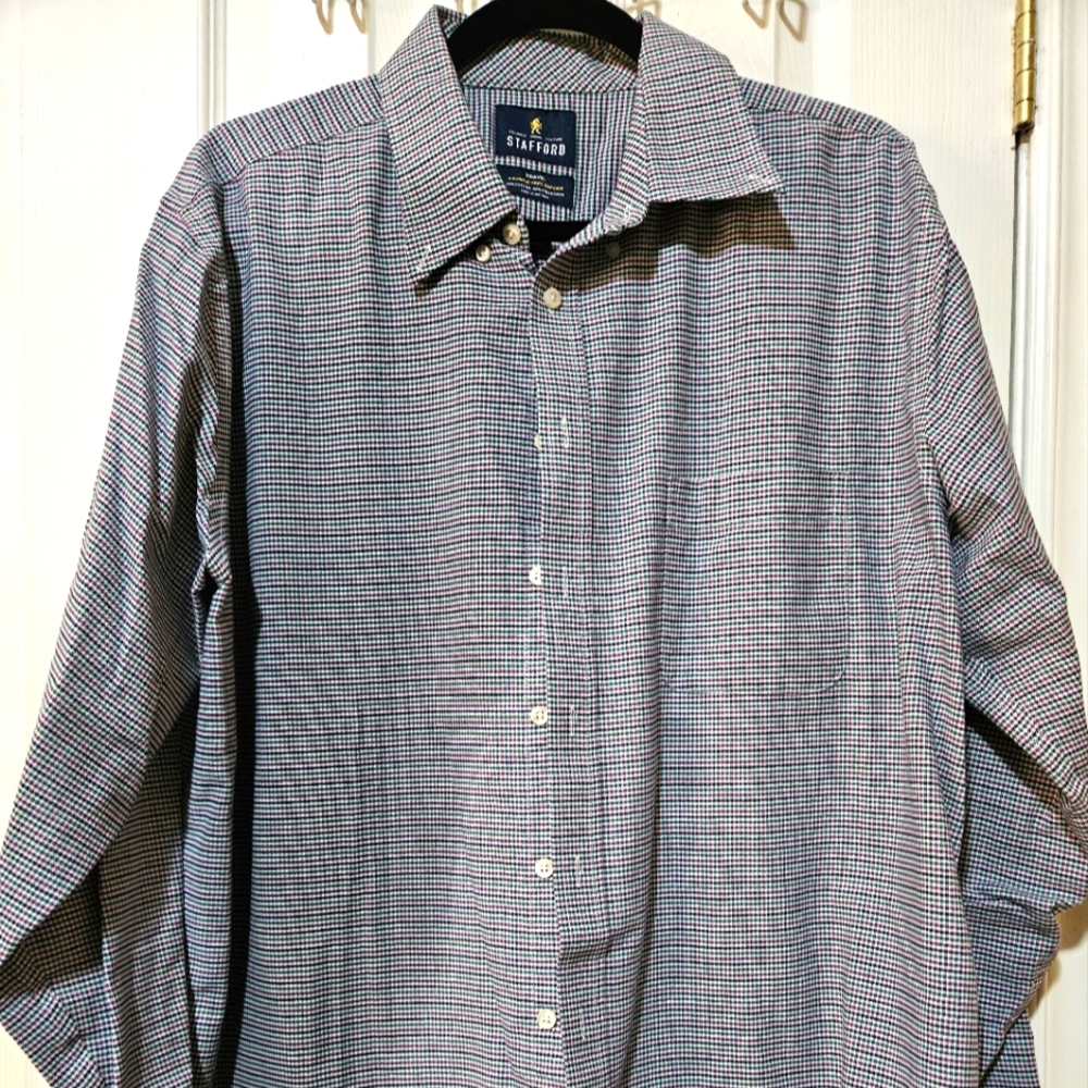 Mens Stafford Dress Shirt